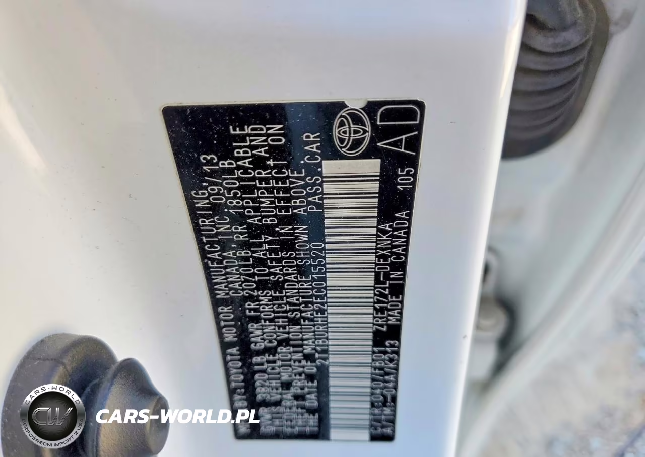 2014 Toyota Corolla Le VIN:2T1BURHE2EC015520 - 12