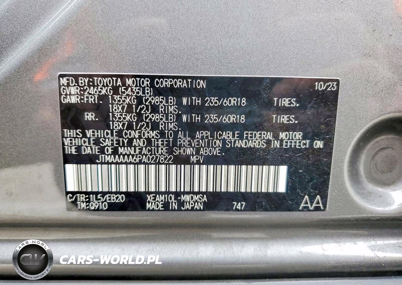 2023 Toyota Bz4X Xle VIN:JTMAAAAA6PA027822 - 13