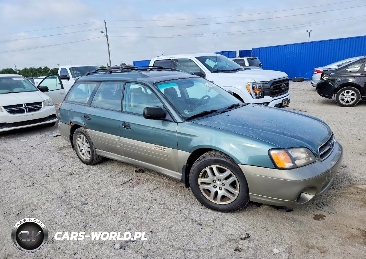 2001 Subaru Legacy Outback Awp VIN:4S3BH675216603973 - 4