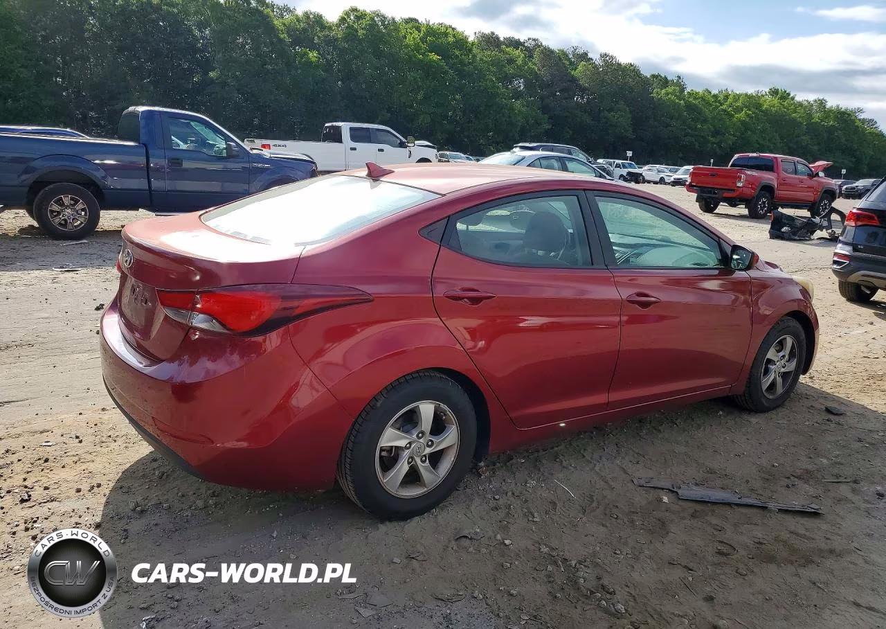 2015 Hyundai Elantra Se VIN:5NPDH4AE6FH560998 - 3