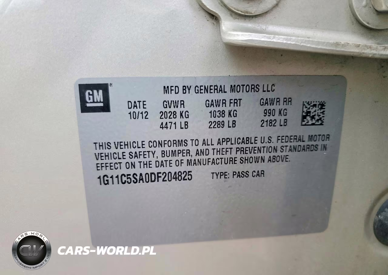 2013 Chevrolet Malibu 1Lt VIN:1G11C5SA0DF204825 - 12