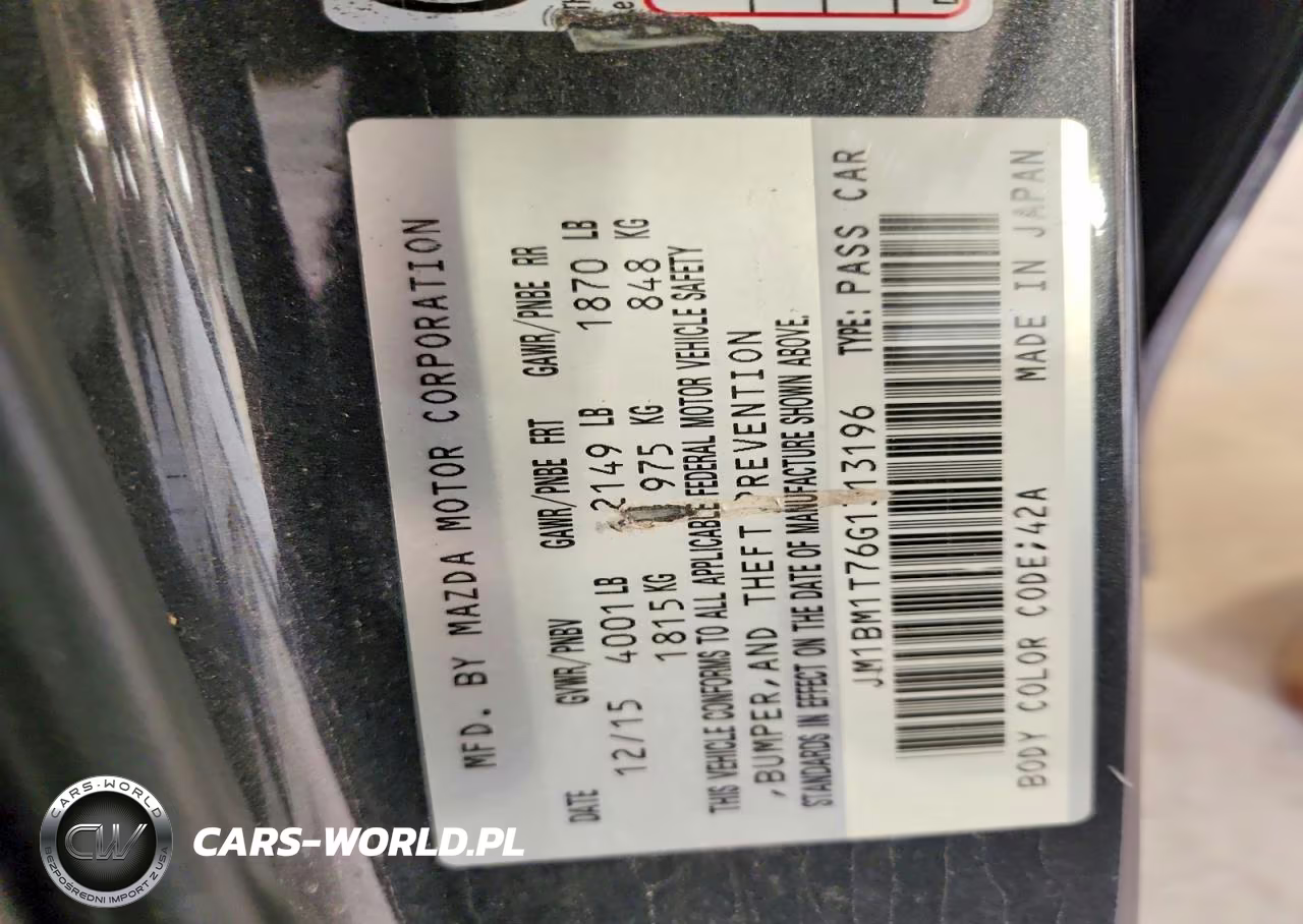 2016 Mazda 3 Sport VIN:JM1BM1T76G1313196 - 12