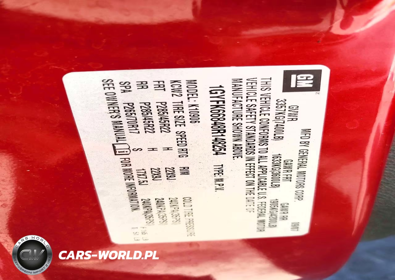 2008 Cadillac Escalade Esv VIN:1GYFK66848R148254 - 13