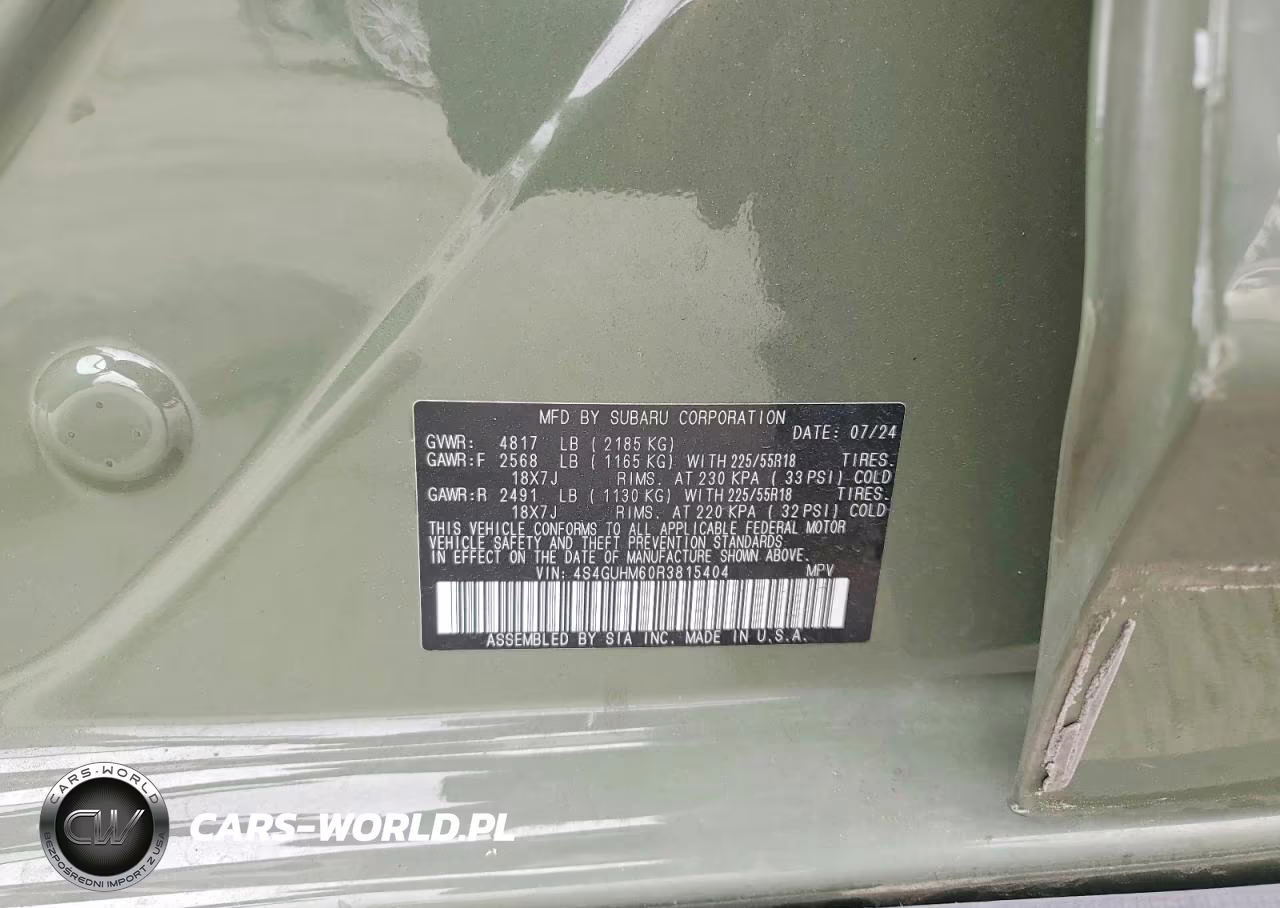 2024 Subaru Crosstrek Limited VIN:4S4GUHM60R3815404 - 12