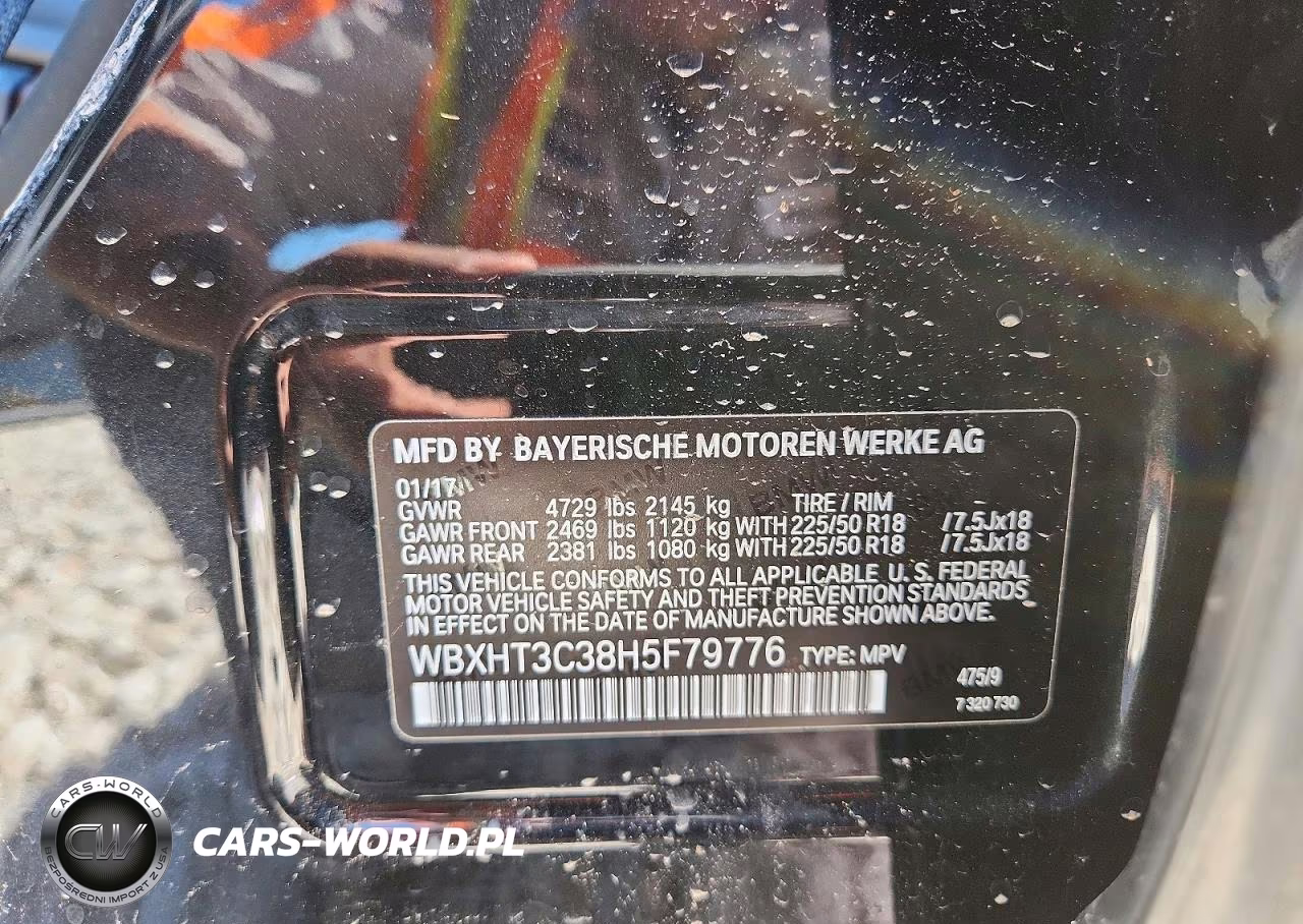 2017 BMW X1 xDrive28I VIN:WBXHT3C38H5F79776 - 14