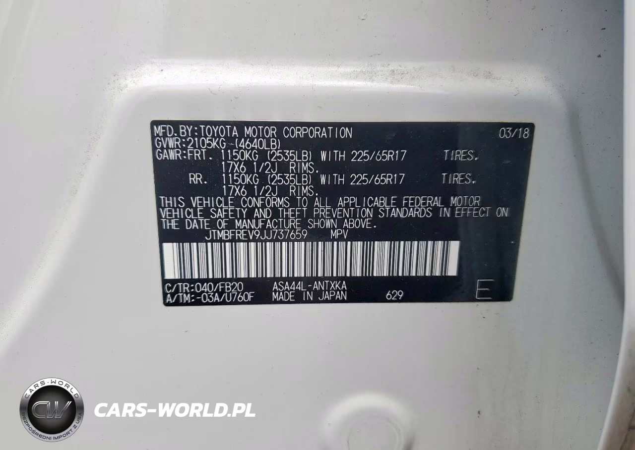 2018 Toyota Rav4 Le VIN:JTMBFREV9JJ737659 - 13
