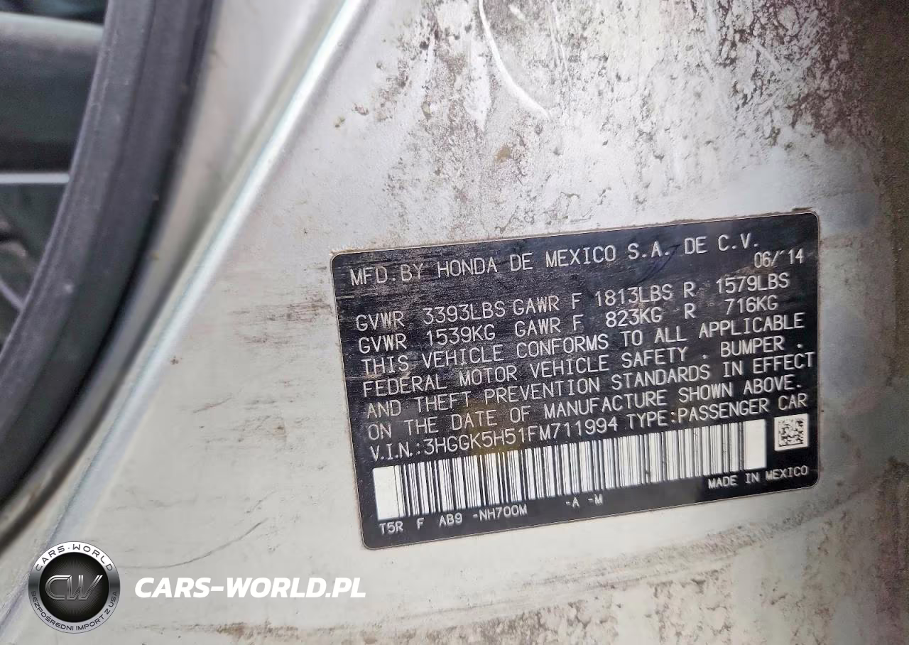 2015 Honda Fit Lx VIN:3HGGK5H51FM711994 - 12