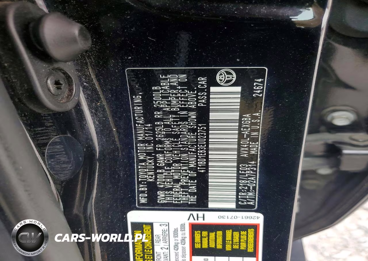 2014 Toyota Avalon Hybrid Xle Touring VIN:4T1BD1EB3EU023751 - 12