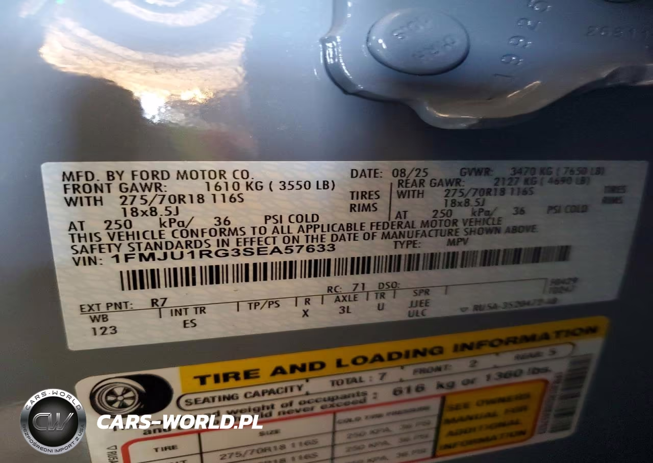 2025 Ford Expedition Tremor VIN:1FMJU1RG3SEA57633 - 14