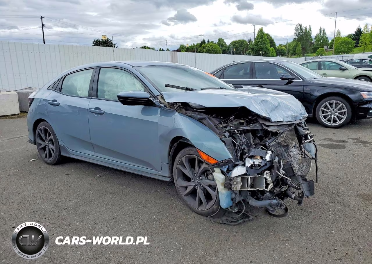 2018 Honda Civic Sport VIN:SHHFK7H42JU401989 - 4