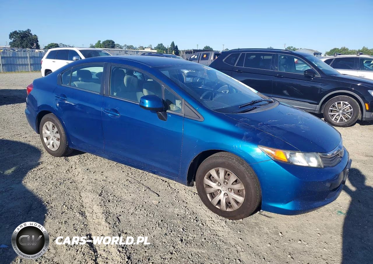 2012 Honda Civic Lx VIN:19XFB2F54CE360368 - 4