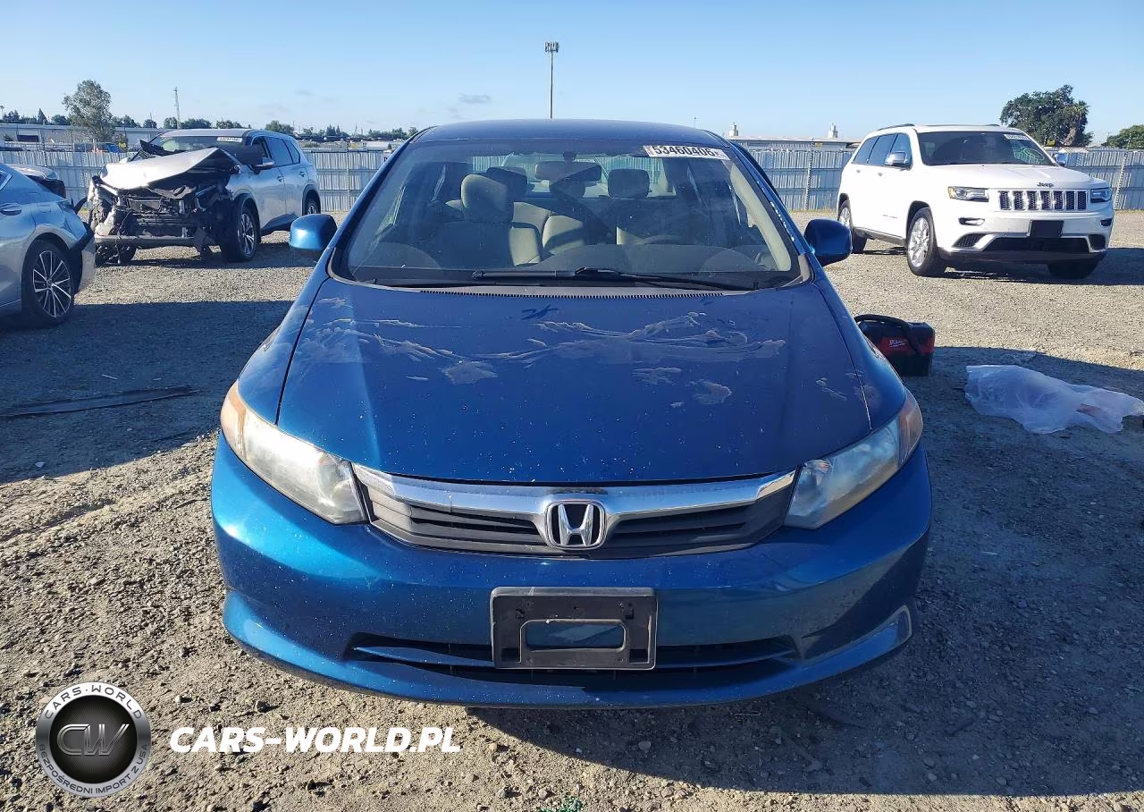 2012 Honda Civic Lx VIN:19XFB2F54CE360368 - 5
