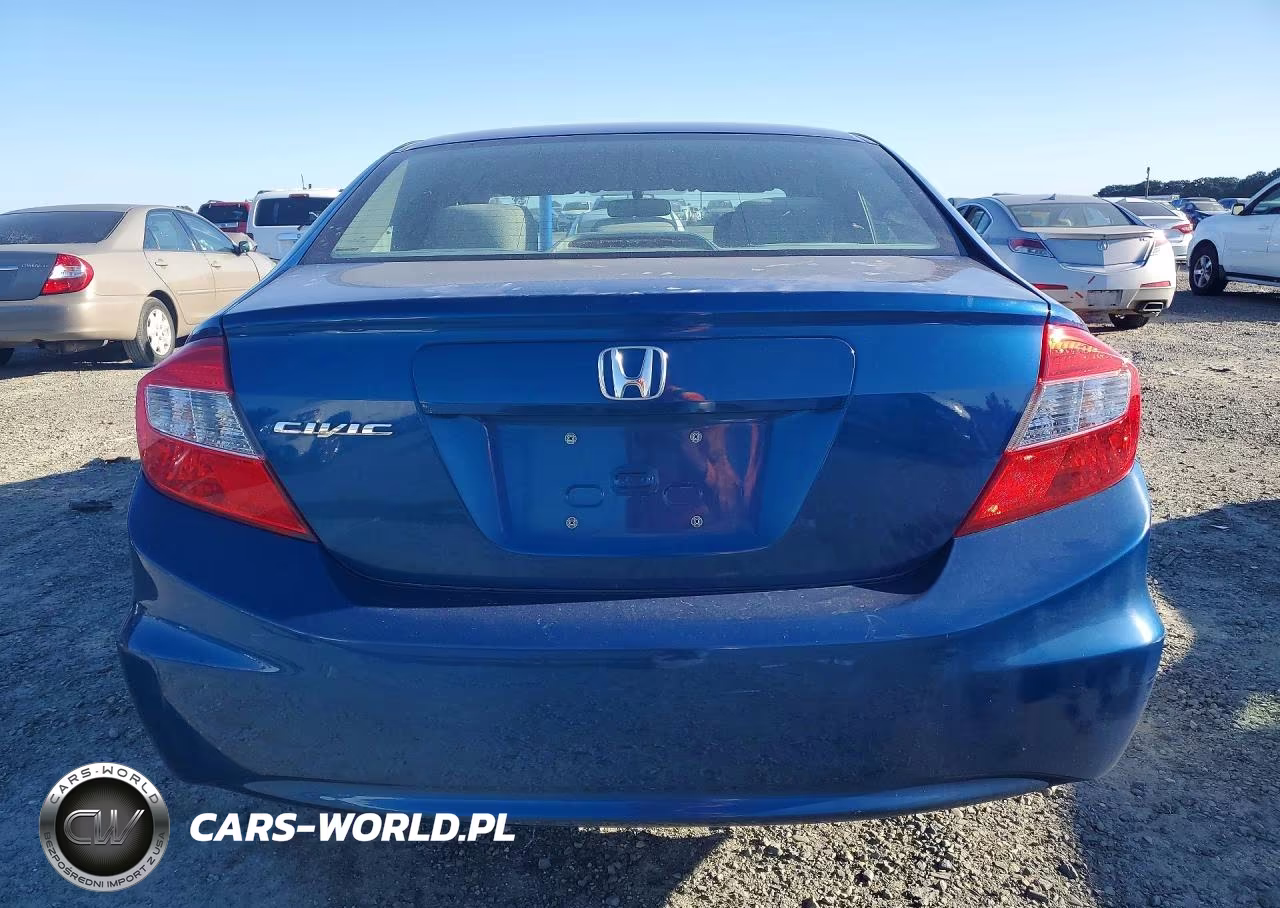 2012 Honda Civic Lx VIN:19XFB2F54CE360368 - 6