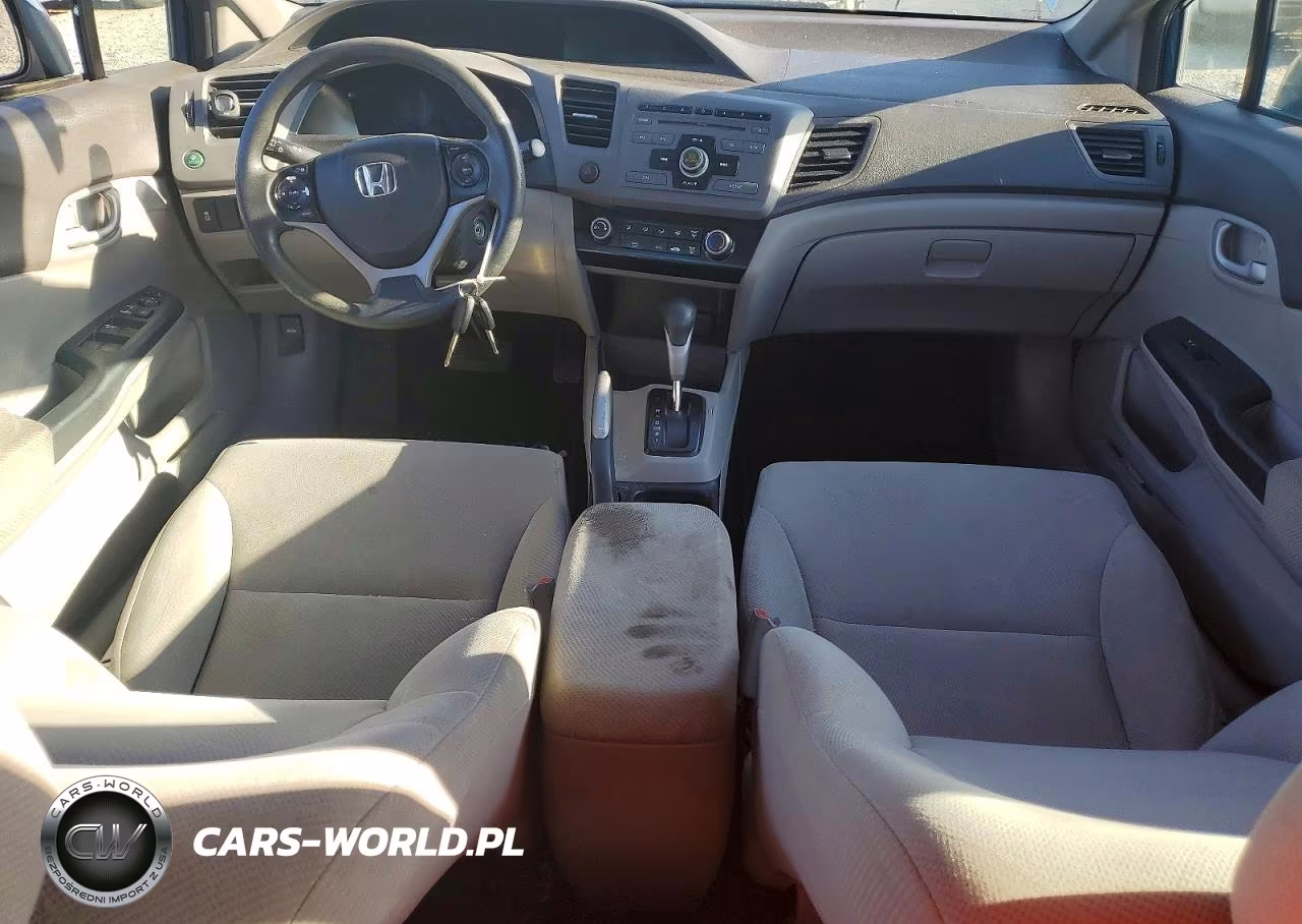 2012 Honda Civic Lx VIN:19XFB2F54CE360368 - 8