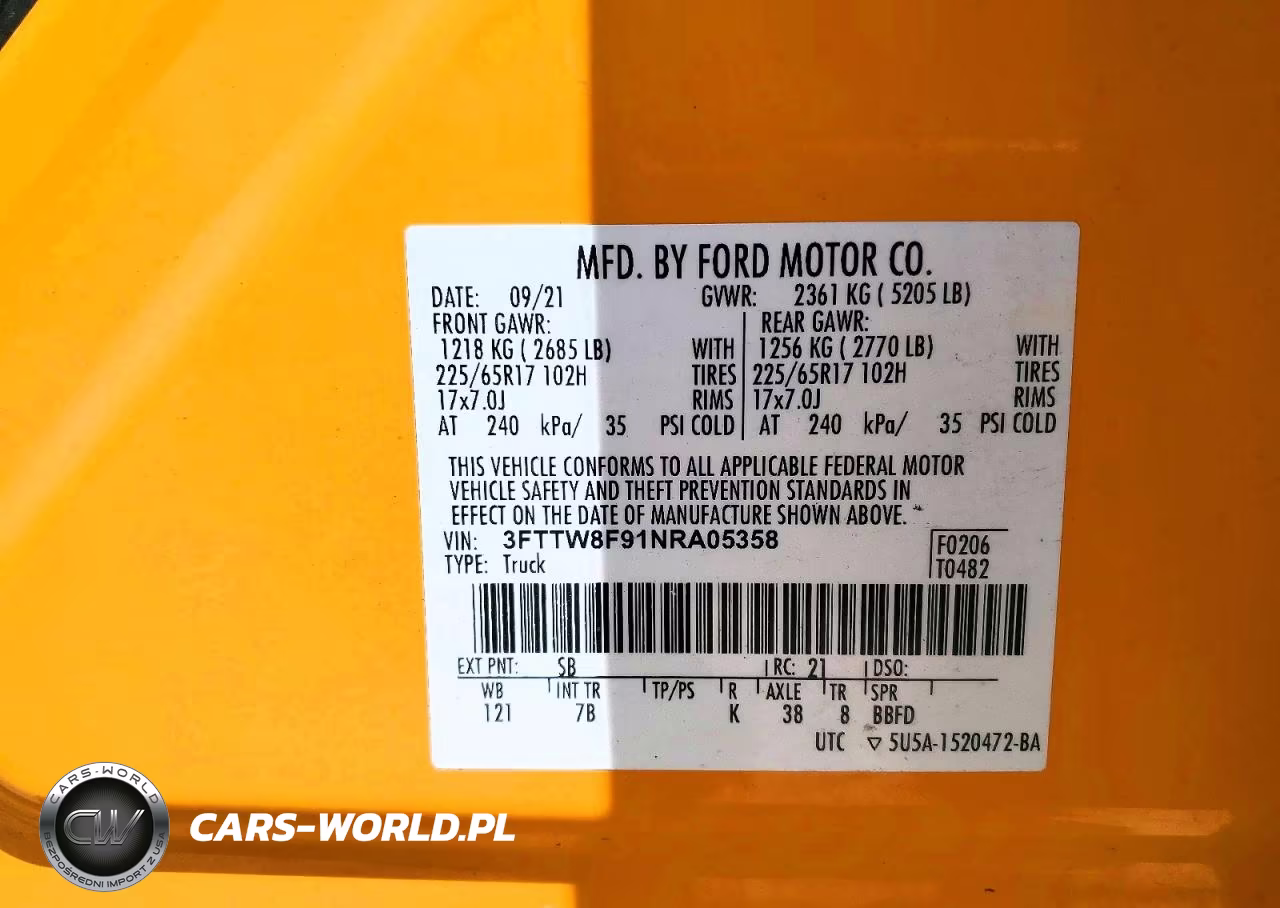 2022 Ford Maverick Xl VIN:3FTTW8F91NRA05358 - 12