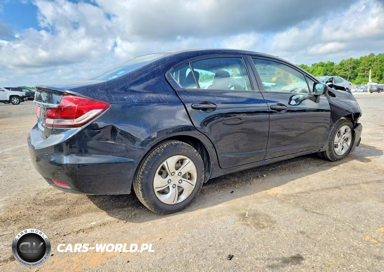 2014 Honda Civic Lx VIN:19XFB2F54EE036338 - 3