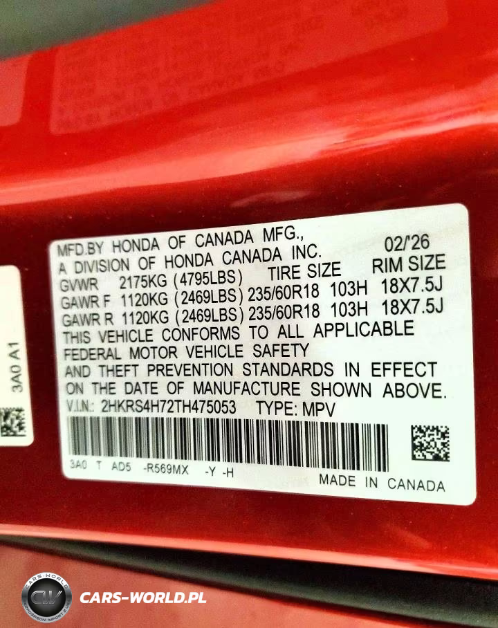 2026 Honda Cr-V Exl VIN:2HKRS4H72TH475053 - 13