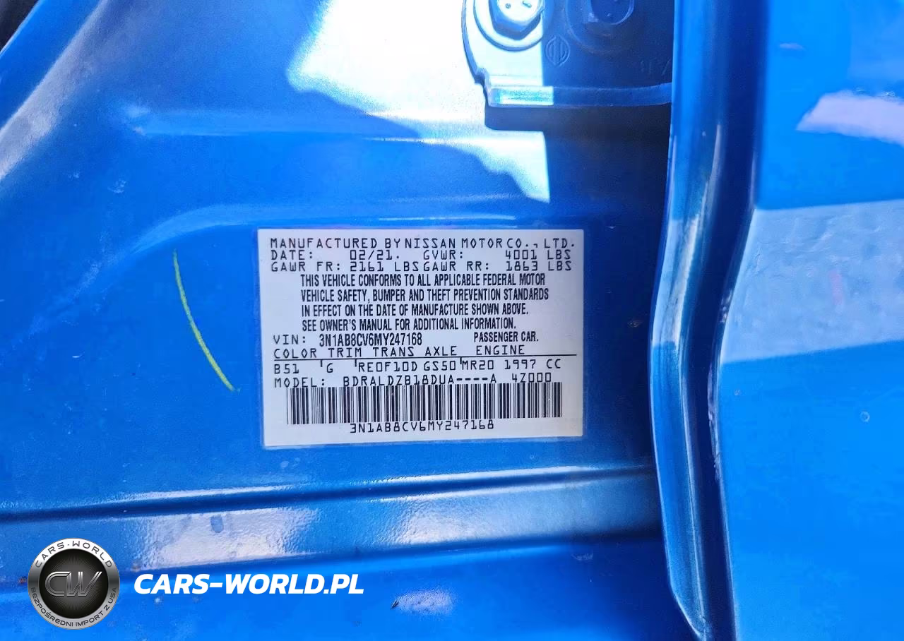 2021 Nissan Sentra Sv VIN:3N1AB8CV6MY247168 - 13