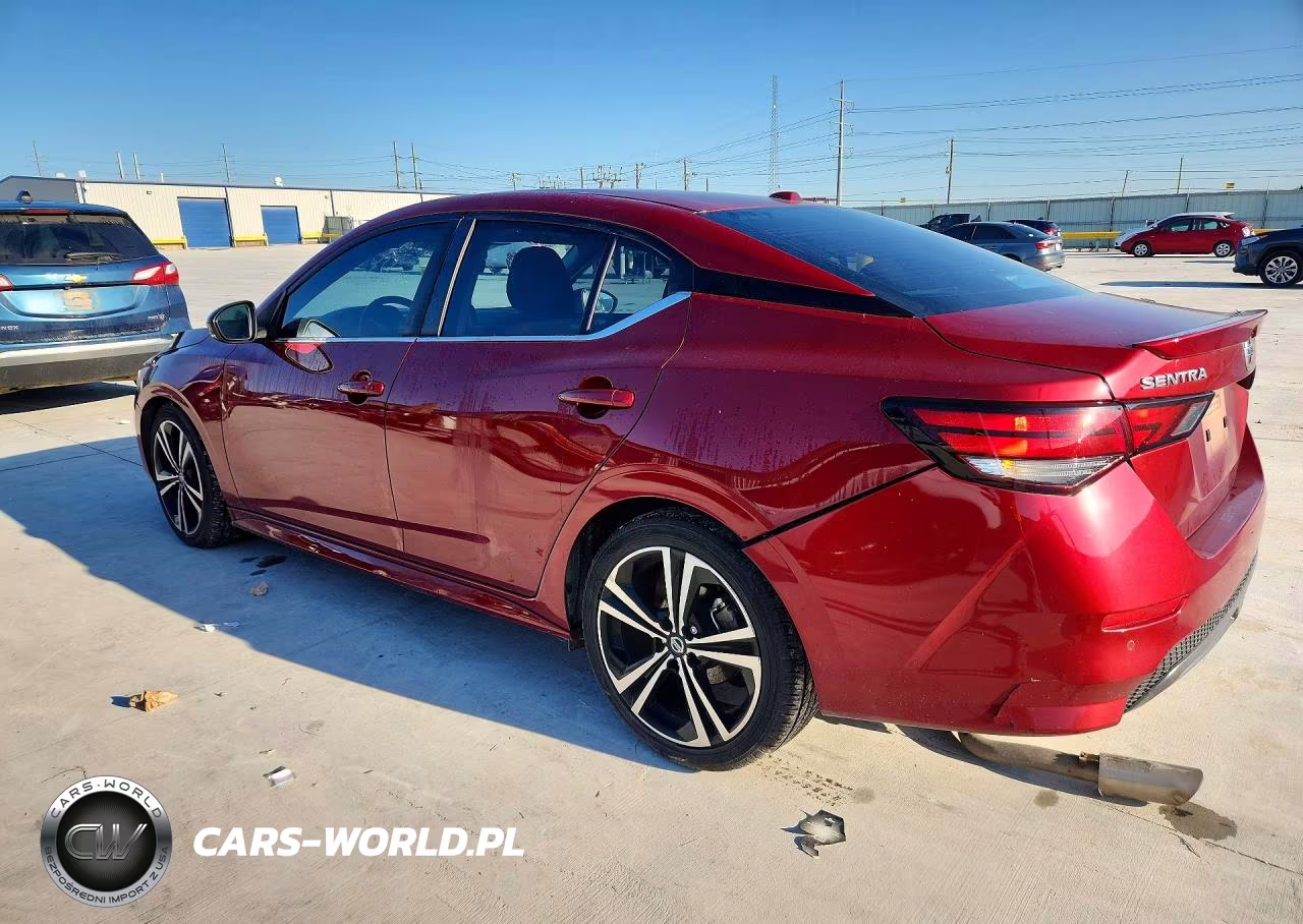 2022 Nissan Sentra Sr VIN:3N1AB8DV9NY255572 - 2