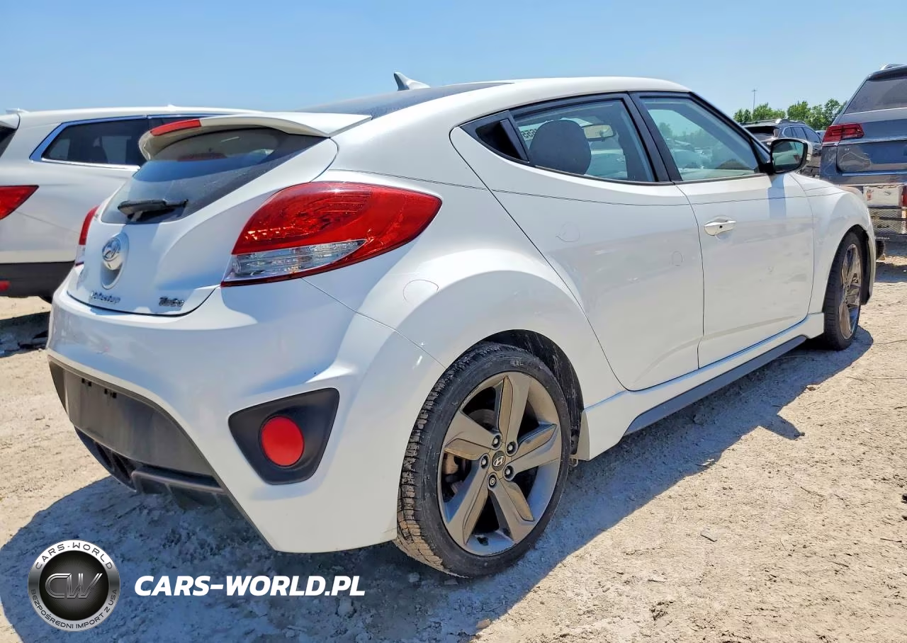 2015 Hyundai Veloster Turbo VIN:KMHTC6AEXFU237593 - 3