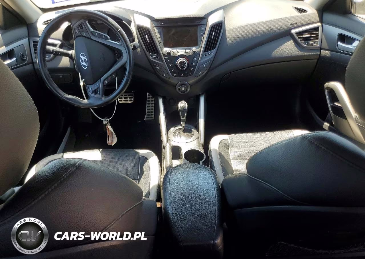 2015 Hyundai Veloster Turbo VIN:KMHTC6AEXFU237593 - 8