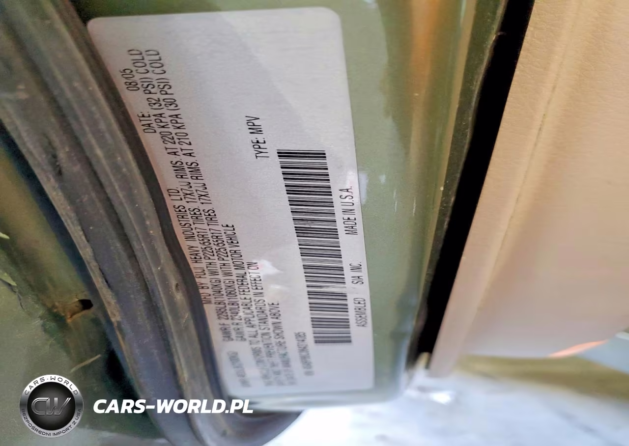 2006 Subaru Outback Outback 3.0R Ll Bean VIN:4S4BP86C064314085 - 12