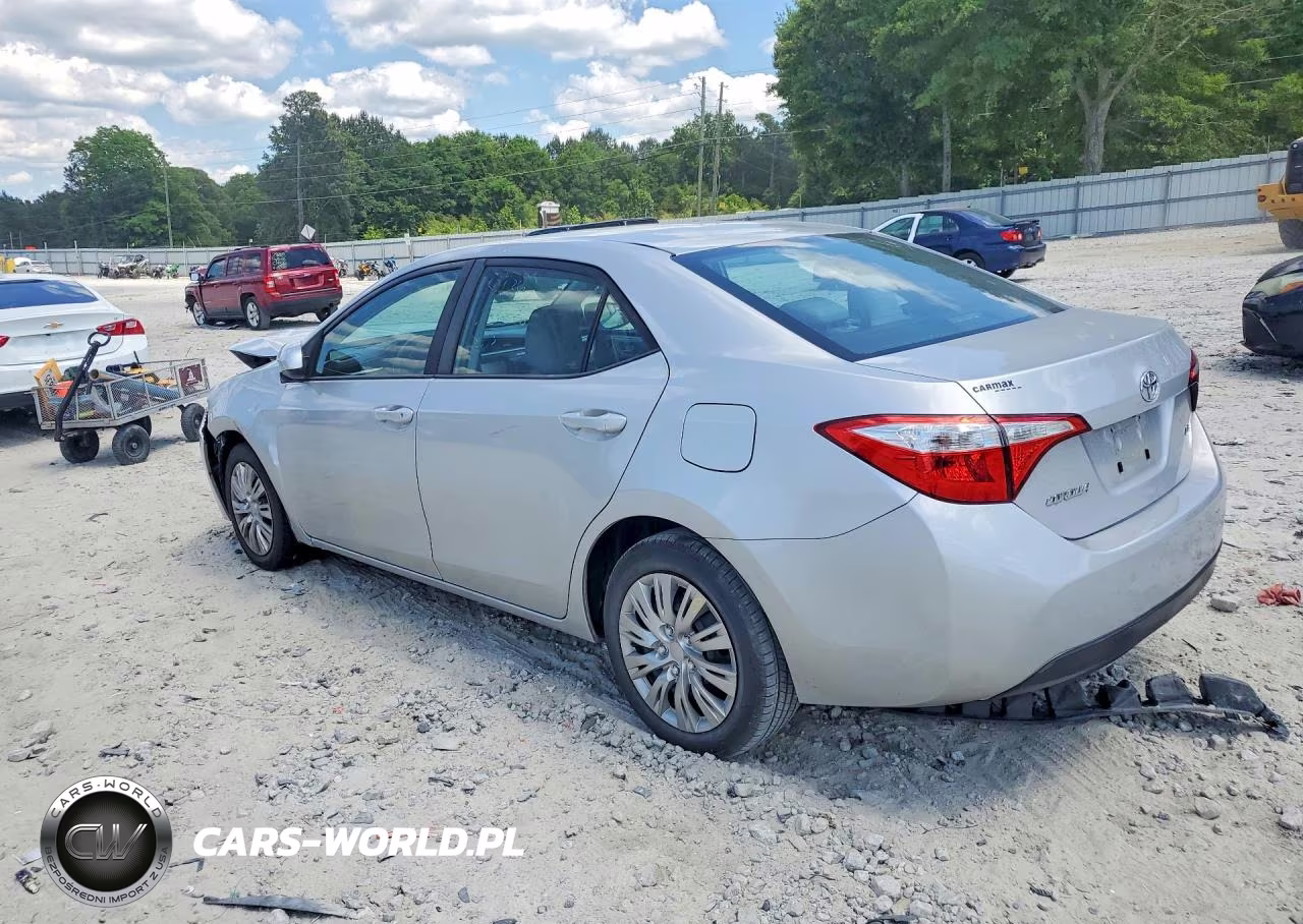 2016 Toyota Corolla Le VIN:2T1BURHE4GC667364 - 2