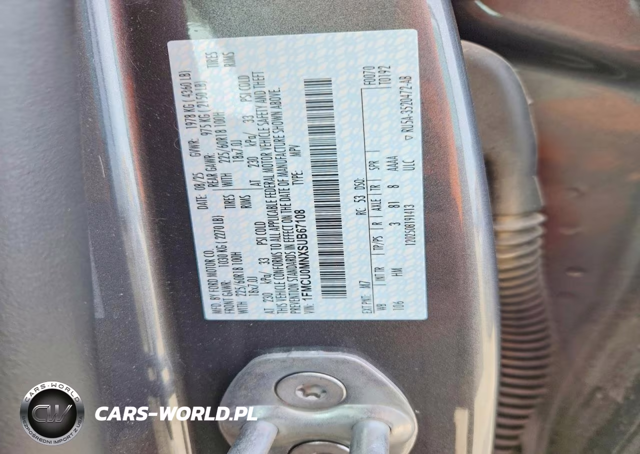 2025 Ford Escape St Line VIN:1FMCU0MNXSUB67108 - 12