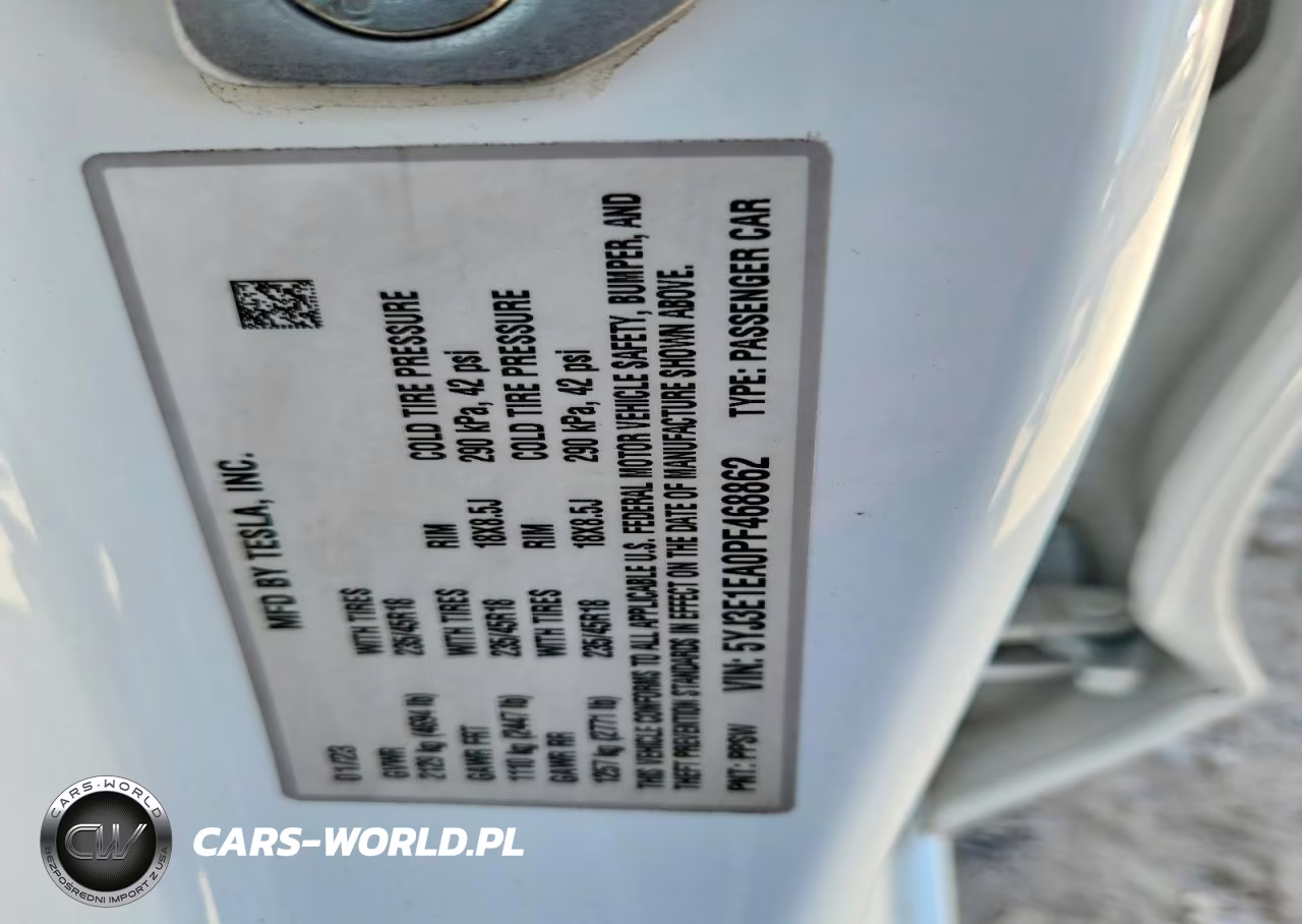 2023 Tesla Model 3 VIN:5YJ3E1EA0PF468862 - 12