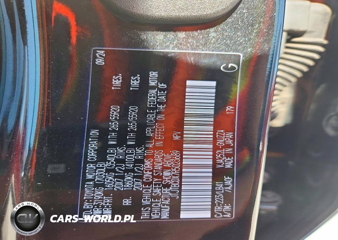 2024 Lexus Gx 550 Premium VIN:JTJTBCDX7R5023689 - 13