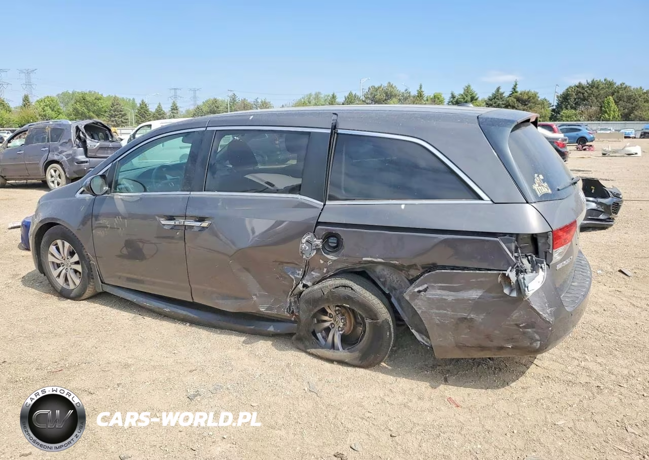 2014 Honda Odyssey Exl VIN:5FNRL5H66EB127932 - 2