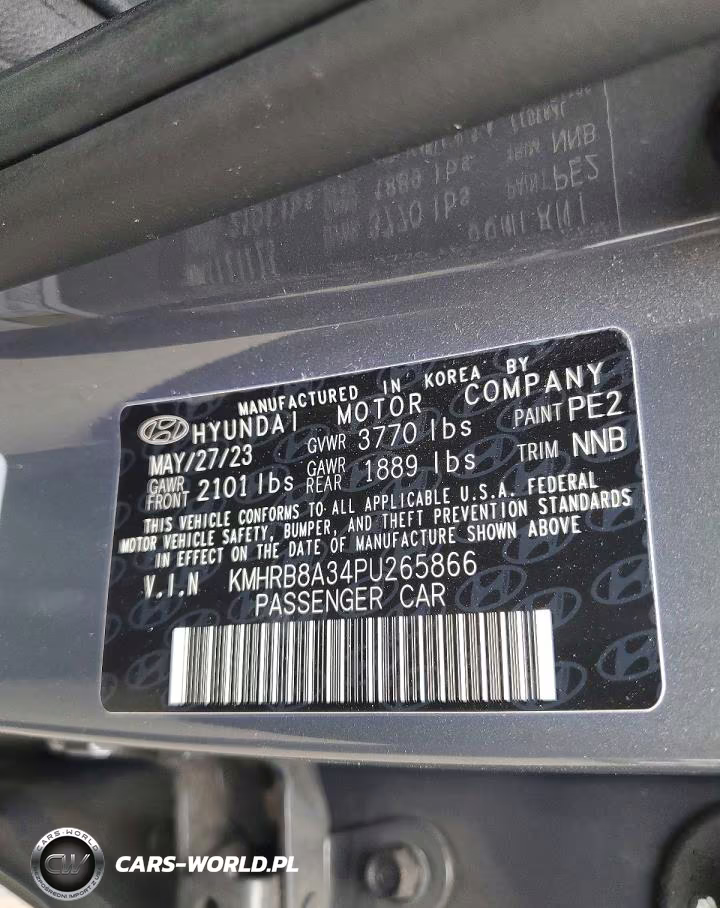 2023 Hyundai Venue Se VIN:KMHRB8A34PU265866 - 14
