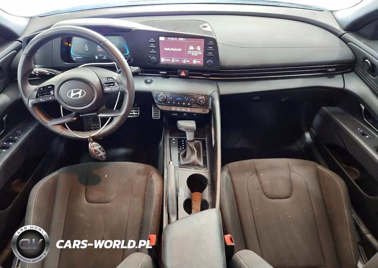 2025 Hyundai Elantra Sel Sport VIN:KMHLM4DG1SU039798 - 8
