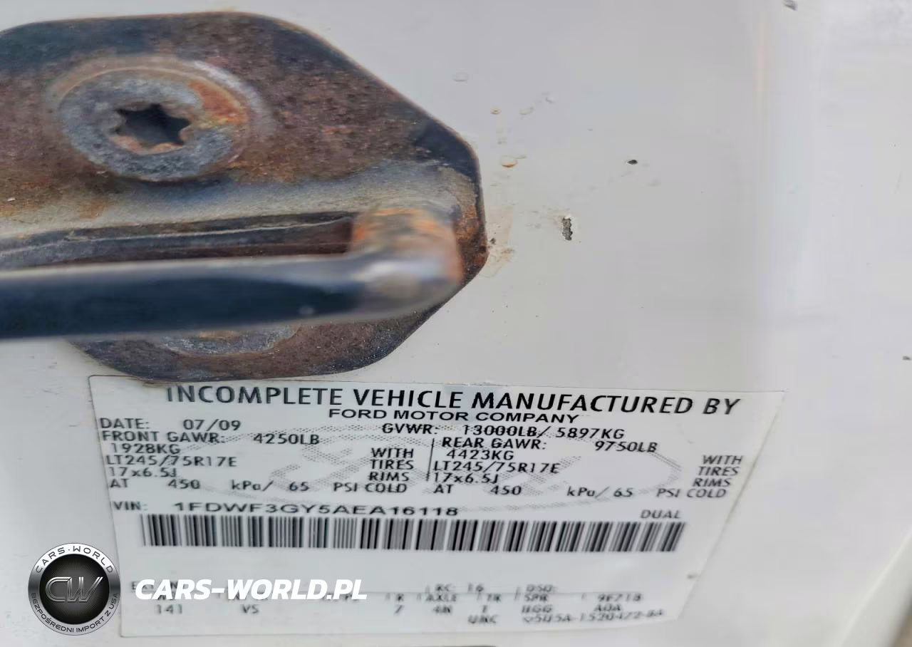 2010 Ford F350 Super Duty VIN:1FDWF3GY5AEA16118 - 13