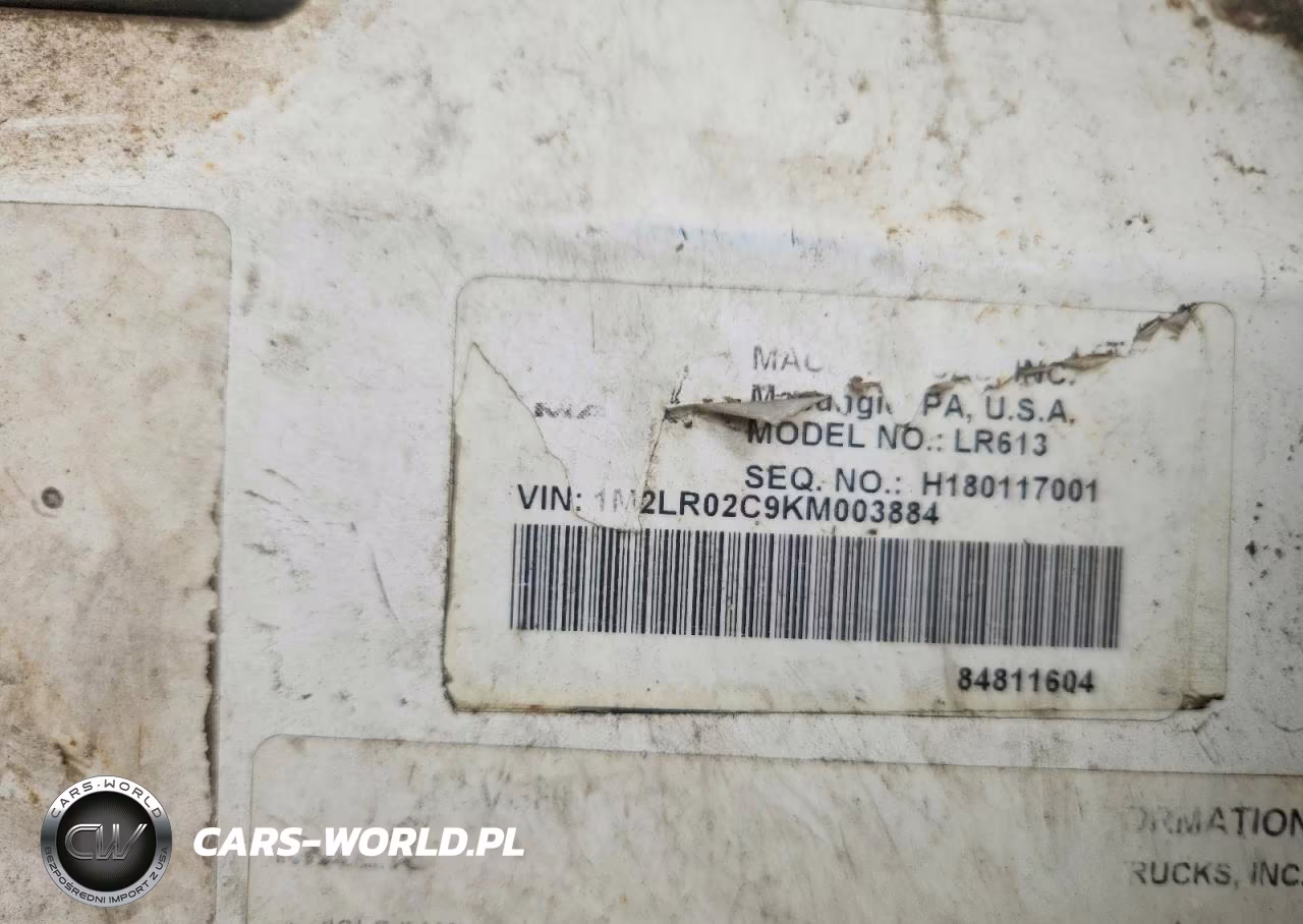 2019 Mack Lr613 Refuse Truck VIN:1M2LR02C9KM003884 - 10