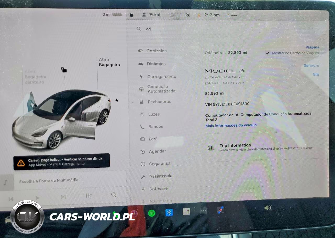 2018 Tesla Model 3 VIN:5YJ3E1EB1JF091300 - 9