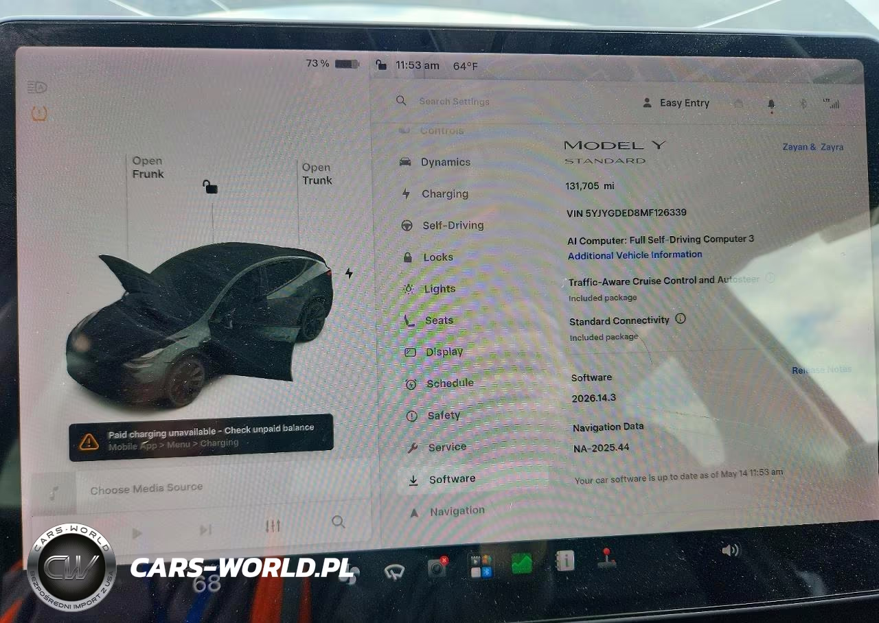 2021 Tesla Model Y VIN:5YJYGDED8MF126339 - 9