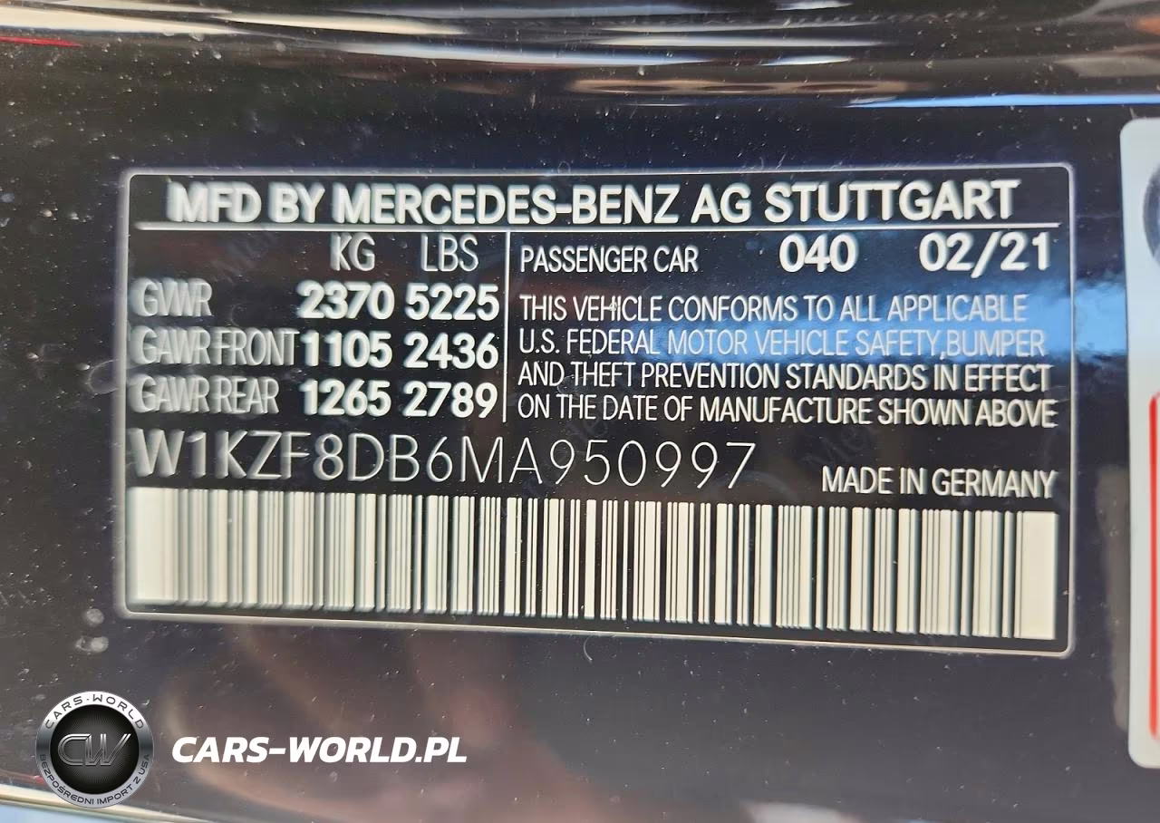2021 Mercedes-Benz E 350 VIN:W1KZF8DB6MA950997 - 12