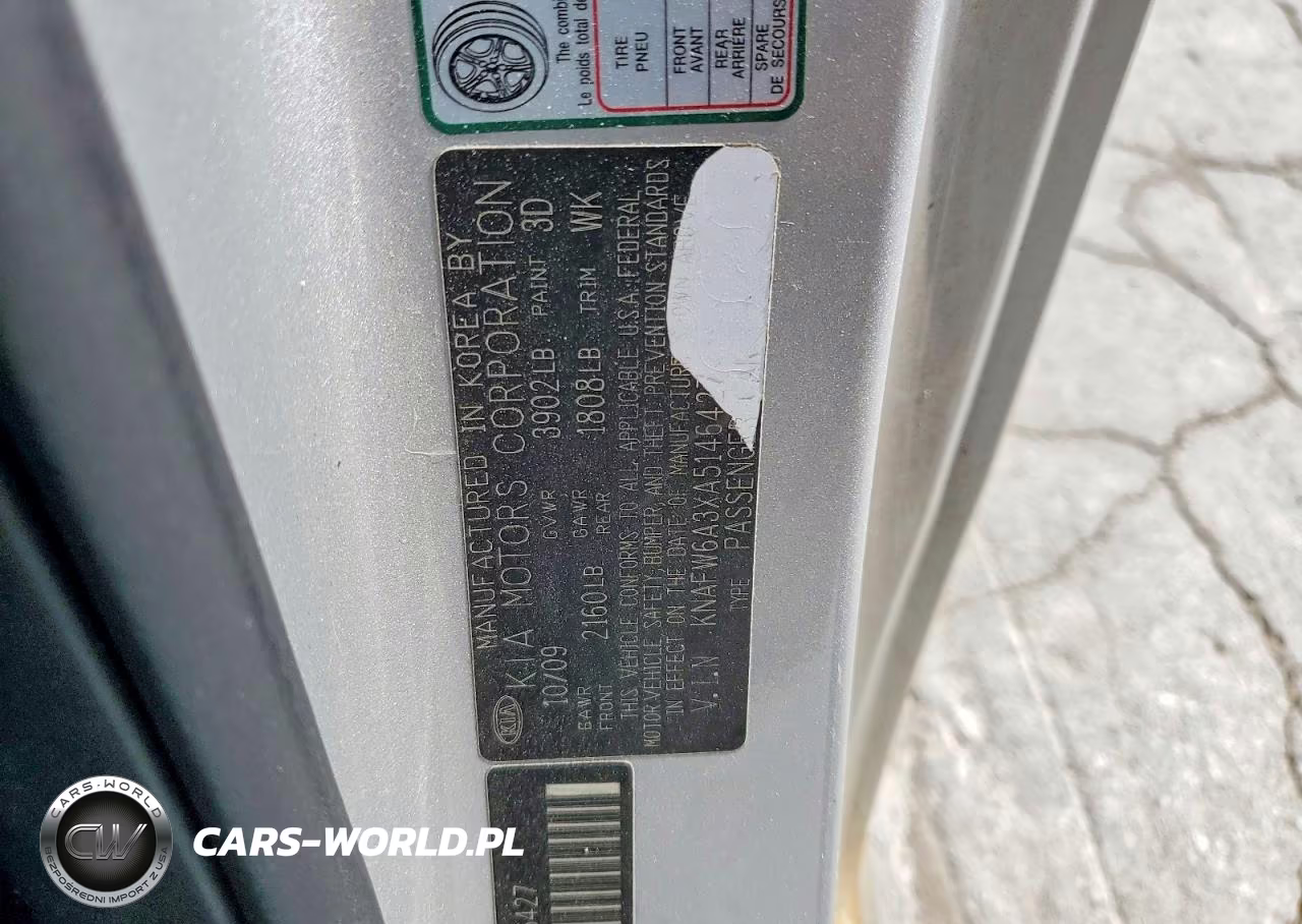 2010 Kia Forte Sx VIN:KNAFW6A3XA5146427 - 12