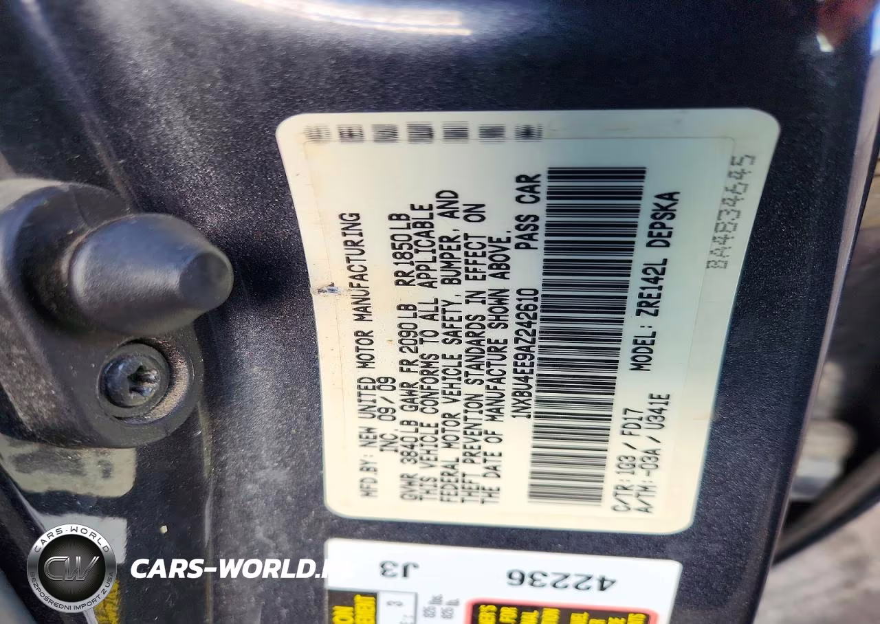 2010 Toyota Corolla S VIN:1NXBU4EE9AZ242610 - 12