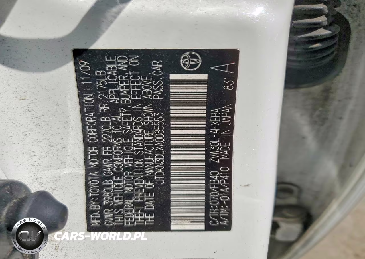2010 Toyota Prius VIN:JTDKN3DUXA0085553 - 13