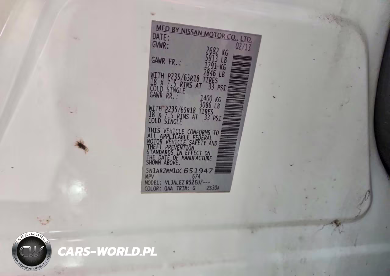 2013 Nissan Pathfinder S VIN:5N1AR2MM1DC651947 - 13