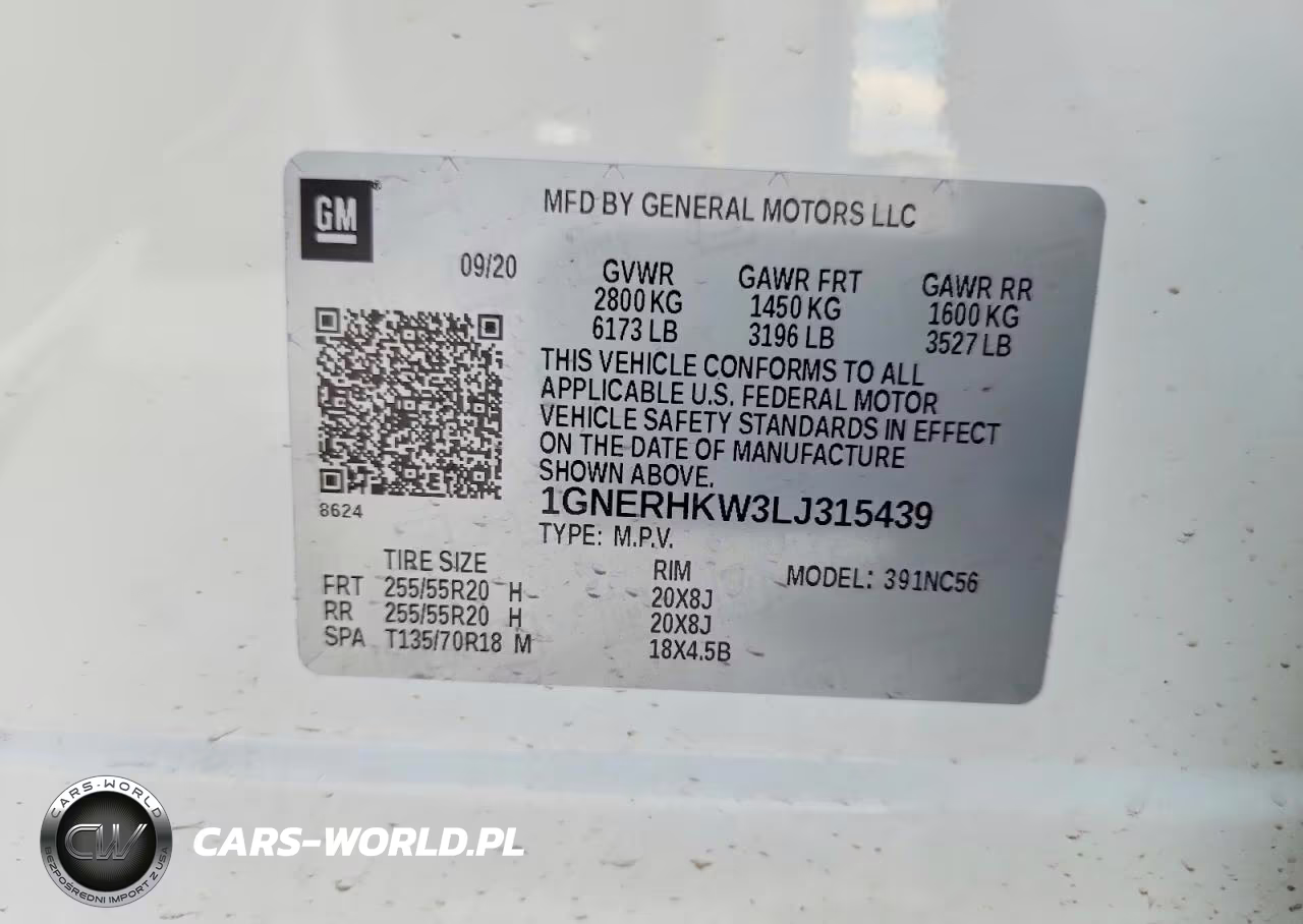 2020 Chevrolet Traverse Lt VIN:1GNERHKW3LJ315439 - 14