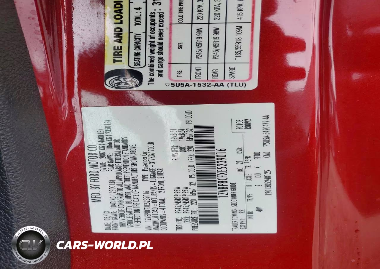 2014 Ford Mustang Gt VIN:1ZVBP8CFXE5239016 - 12