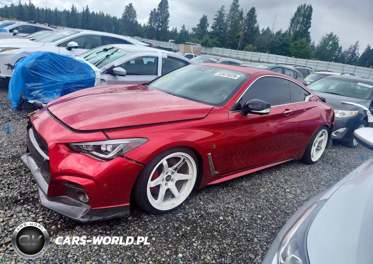 2019 Infiniti Q60 Red Sport 400