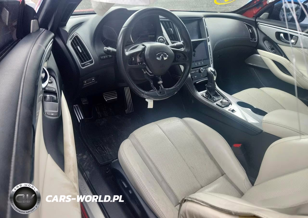 2019 Infiniti Q60 Red Sport 400 VIN:JN1FV7EL2KM440761 - 8