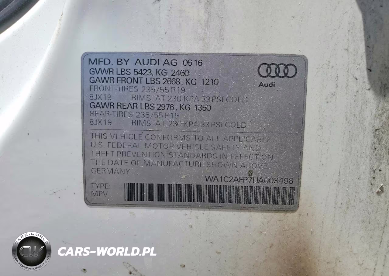 2017 Audi Q5 Premium VIN:WA1C2AFP7HA008498 - 12