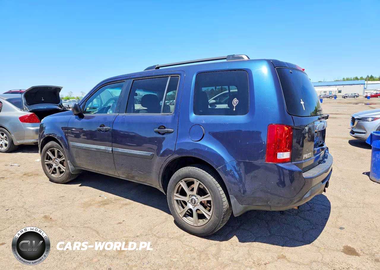 2012 Honda Pilot Lx VIN:5FNYF4H20CB039823 - 2