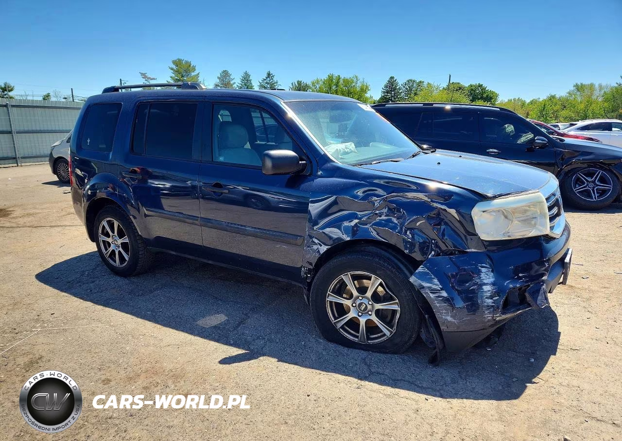 2012 Honda Pilot Lx VIN:5FNYF4H20CB039823 - 4
