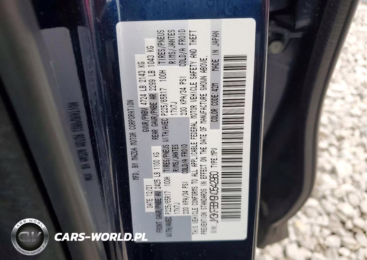 2022 Mazda Cx-5 Select VIN:JM3KFBBM9N0542960 - 12